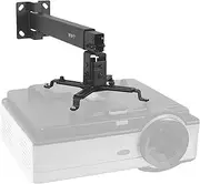 VIVO Black Universal Adjustable Wall Ceiling Projector Mount Bracket, Extendable Length Projection (Mount-Vp06B)