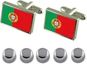 [Select Gifts] Shirt Dress Studs Portugal Flag Cufflinks