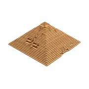 Escape Welt Quest Pyramid Wooden 3D Puzzle Kids/Family Toy w/ Hidden Compartment