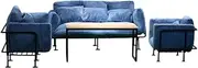 Amagogo 1/6 Scale Sofa Set Model Doll Decor Furniture,Dress up,Cosplay,Pretend Play,Collectible Accessory Mini Miniature Sofa