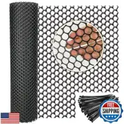 Plastic Wire Mesh Fence 16in x 10Ft Plastic Chicken Wire Mesh for Poultry, Do