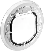 Pet-Tek Glass Fitting Pet Door, White, 30.4cm