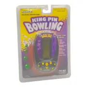 NEW Radica King Pin Bowling Electronic Handheld Game Black Purple Free shipping