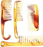 NOLITOY Mens Suit 1 Set Hair Comb Man Suit Shower Combs with Hook Combs for Men Hair Detangling Comb Mens Combs Styling Comb Plastic Comb Wide Comb Women's Small Brush Double Sided Pp