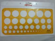 Rotring circles template 1-36 mm
