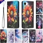 For iPhone 16e 16 15 14 13 12 11 Pro Max Plus Patterns Leather Wallet Case Cover