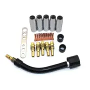 24PCS 15AK Welding Torch Consumables MIG Torch Gas Nozzle Tip Holder Of4977