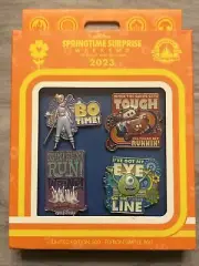 RunDisney Springtime Surprise Weekend To Pixar And Beyond 2023 Set Of 4 Pins