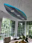 Surfboard shaped ceiling chandelier, Pool Billiard Table Light