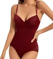 [Generic] Shapewear Women One Piece Bodysuit Plus Size Seamless Underwear Slimming Bodysuits