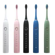 Smart Sonic Electric Toothbrush Teeth Whitening Ultrasonic Vibration Oral Cleaner Tooth Care IPX7 Waterproof Replacement Heads