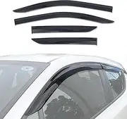 AUSGO Weathershields Compatible with Toyota CHR CH-R 2016-2024, Injection Weather Shields Window Visors Wind Deflectors Sun Rain Guard 4PCS Set