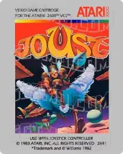 Atari 2600 Replacement Label - Joust