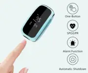 Oximeter Finger Pulse Rechargeable Blood Oxygen Saturation Heart Rate Monitor
