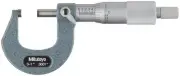 Mitutoyo 103-260 Outside Micrometer, Baked-Enamel Finish, Ratchet Stop, 0-1" Ran