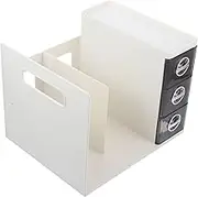 UTHCLO Standing Bookend Organizer Rack Space Saving Document Holder for Home Office Stylish File Storage with Modern Design Multi Functional Desk Organizer for Books Magazines