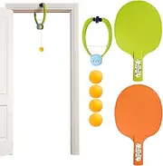 Door Pingpong Game, Doorway Pingpong Trainer, Hangable Table Tennis Trainer Portable Set, Adjustable Doorway Pingpong Game for Kids and, Fun Indoor Table Tennis Trainer