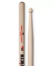 Vic Firth American Classic 2B Wood Tip Drum Sticks