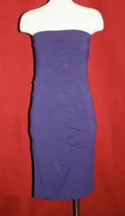 NICOLE MILLER TIDAL PLEATED JERSEY DRESS SIZE S $310 BI0306