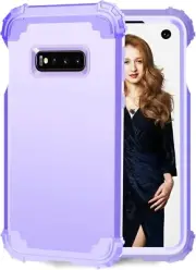 Phone Case for Samsung Galaxy S10e Shockproof Silicone Bumper Hybrid 3-Layer