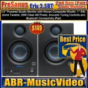 PreSonus Eris 3.5BT 3.5-inch Powered Bluetooth Studio Monitors - 2nd Generation