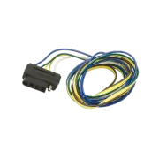 Wesbar Trailer Wiring Connector 5-Way Vehicle End 4 ft Length Wire