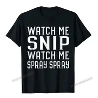 在飛比找蝦皮購物優惠-Snip Watch Me Spray 美髮師 T 恤休閒短