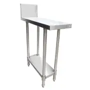 Modular Systems Stainless Steel Kitchen Infill Bench With Splashback WBB-0300R - WBB-0300R