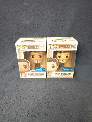 Funko Pop The Office Ryan Howard & Oscar Martinez #1130 -#1132 Walmart Exclusive