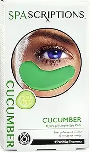 Spascriptions Cucumber Hydrogel Under-Eye Pad, 8 count