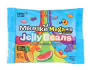 Mike and Ike 4 oz. MEGA MIX Jelly Beans Chewy Assorted Fruit Candies *BB 5/2026*