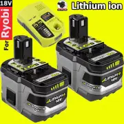 2 Pack 18V 9.0Ah Lithium Battery For Ryobi P108 ONE+ Plus P104 P105 P107 RB18L26