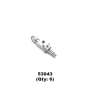 TPC Dental 3/8” Male Quick Disconnect w/ Shut-off (6 Pk)