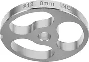 NUOBESTY Meat Grinder Sausage Stuffer Parts Grinding Plates Cutting Blade Disc and Nozzles Stainless Steel for Manual Meat Grinder
