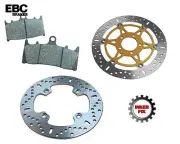 FITS YAMAHA TW 225 E (5VC1/2) 02-03 EBC Front Disc Brake Rotor & Pads