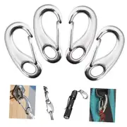 4 Pack Stainless Snap Hook, 220 lbs Spring Snap Hook Clip, 2 Inch Heavy Duty