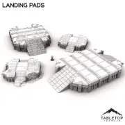 Landing Pads - Phoebian V Airfield - Grimdark Gothic Wargaming Tabletop