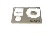 Front Faceplate Camera Face Plate Cover for GoPro Hero4 Black Power Button NEW!!