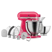 Kitchenaid KSM195 4.8L Artisan Stand Mixer Hibiscus 5KSM195PSAHI