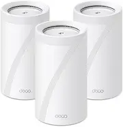 [TP-Link] Deco BE22000 Tri-Band Whole Home Mesh Wi-Fi 7, up to 22 Gbps, Seamless AI Roaming, MLO, 320MHz, 4K-QAM, 6GHz Band, HomeShield Security, Gaming & Streaming, Smart Home (Deco BE85(3-Pack))