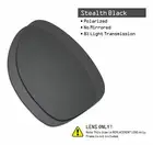 SmartVLT Polarized Replacement Lenses for-Oakley Dispatch 2 - Stealth Black