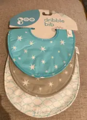 Baby Dribble Bib Goo Collection Brand New 3 Pack