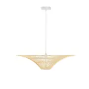 Lexi Lighting Felicity Rattan Pendant Light - Large