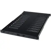 StarTech.com 1U 19.5 to 38in Adjustable Mounting Depth Vented Rack Mount Shelf - 175lbs / 80kg - 27.5in Deep - Add a sturdy adju