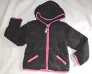 Gymboree IMAGINARY FRIENDS Black Quilted Jacket NWT 7