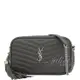 【全新現貨 補6個】茱麗葉精品 YSL 612579 MONOGRAM V字紋牛皮拉鍊斜背鍊包.鐵灰現金價$39,800