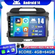 Carplay 9'' Car Stereo NAVI Radio For KIA Sportage 3 2010-2016 Android 14 DSP AM