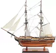 Ship Model Watercraft Traditional Antique El Cazador Black Painted Brass