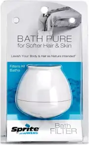 BB-WH Ball Bath Filter, White