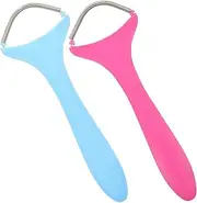 SHERCHPRY 2pcs Portable Facial Hair Remover Manual Spring Epilator for Women Ergonomic Design Safe for Upper Lip Chin Cheeks Travel Use